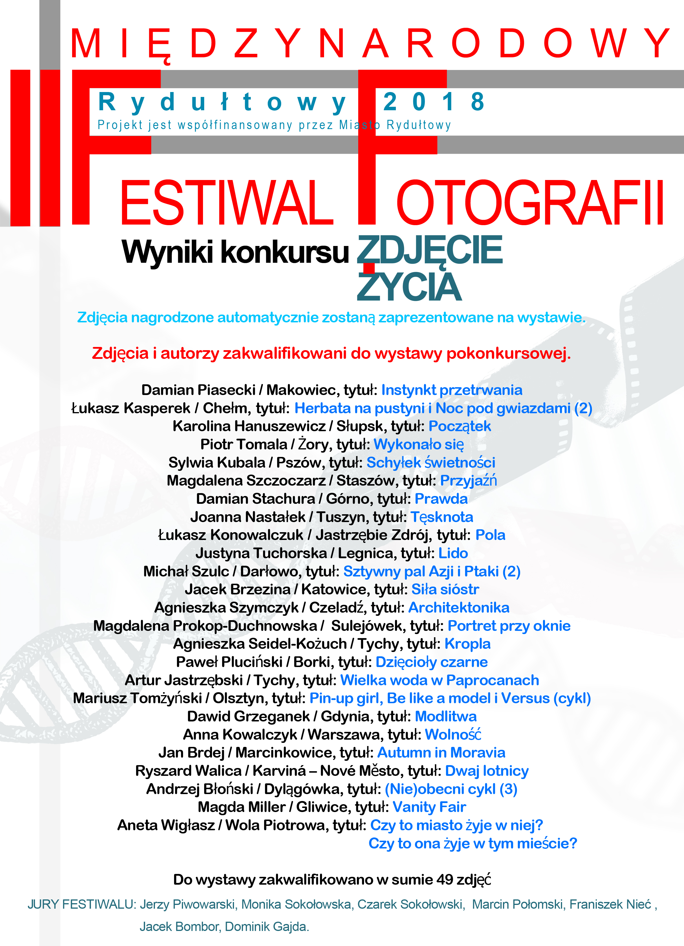 festiwal lista wystawa